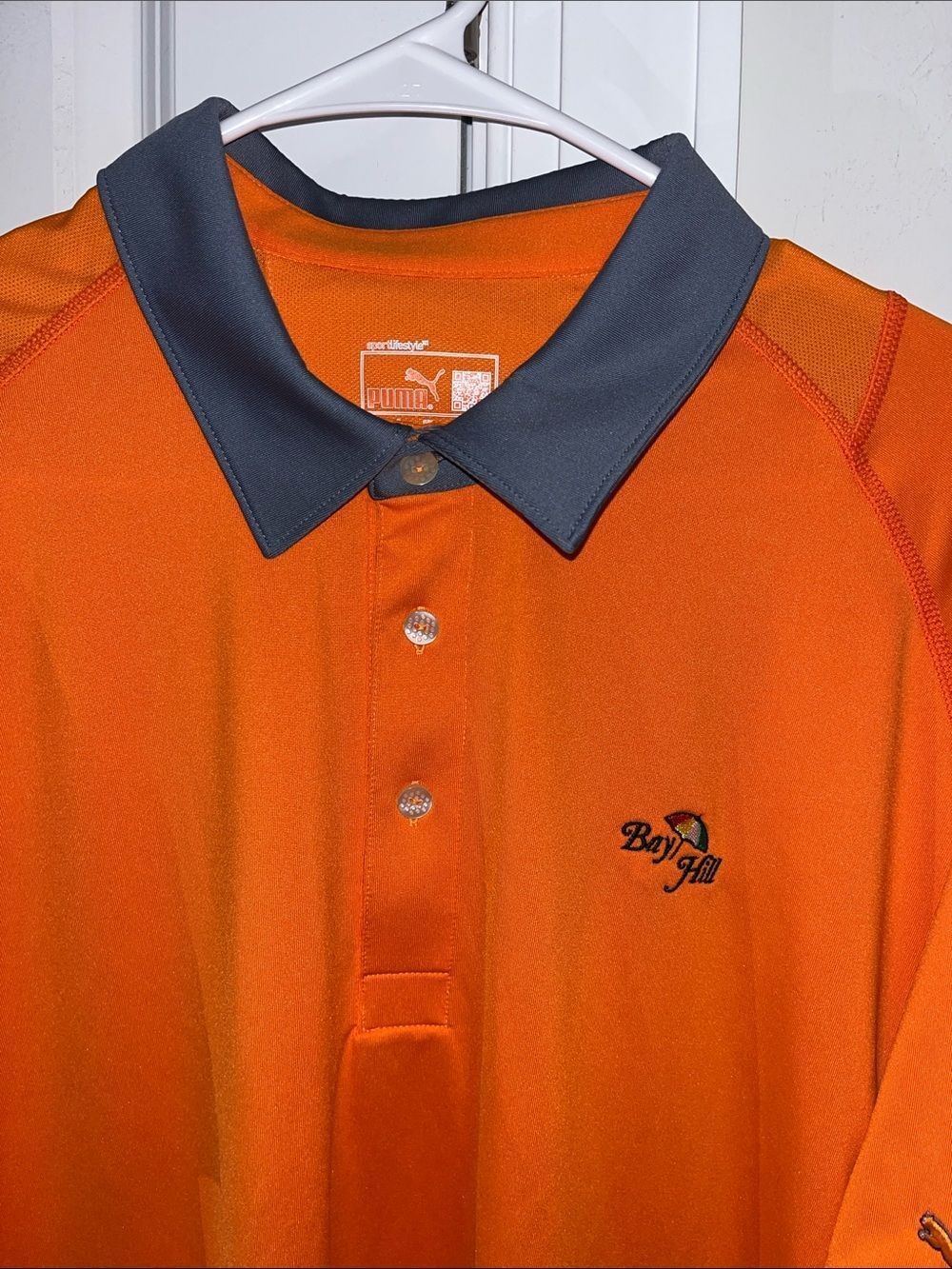 Orange Puma Rickie Fowler Bay Hill Arnold Palmer Invitational Polo Golf Shirt XL